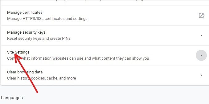 under-privacy-and-security-click-on-site-settings-2765020
