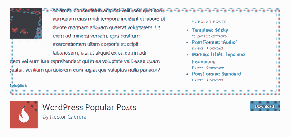 Articles populaires WordPress