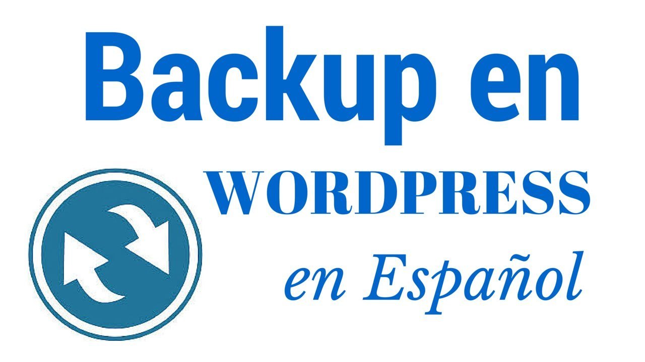 Crear un backup en WordPress