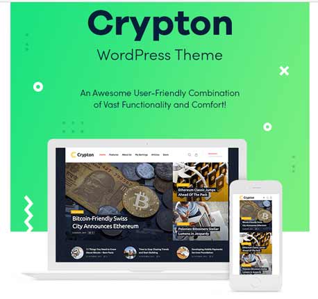 Crypton – Cryptocurrency & Mining WP Theme