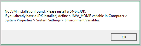 ✅ Arreglar el error de Máquina Virtual Java o JVM no encontrada