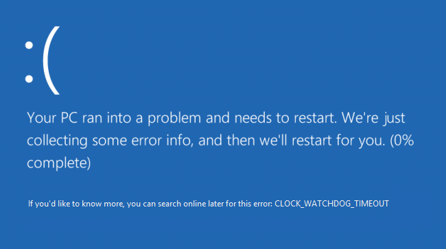✅ Arreglar el error de tiempo de espera del perro guardián del reloj en Windows 10