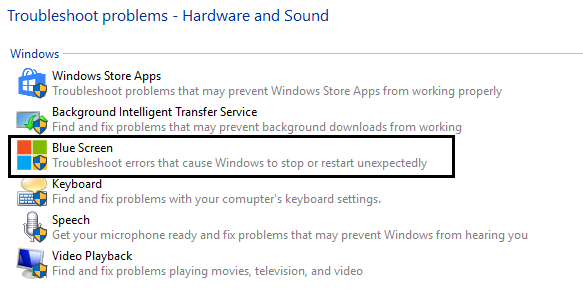 Bluescreen-Fehlerbehebung bei Hardware- und Soundproblemen 3389608