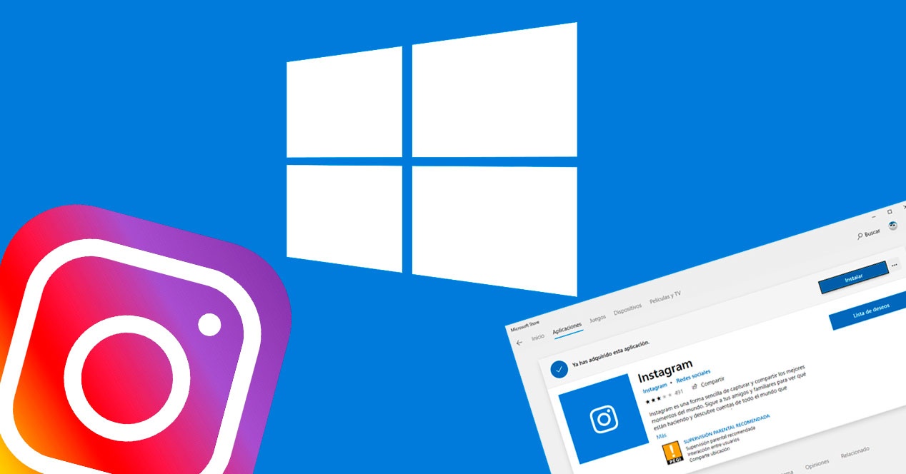 Todas las formas de usar Instagram desde Windows 10