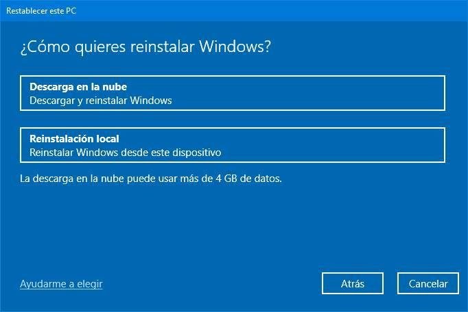 Windows-10-2-2503125 zurücksetzen und neu installieren
