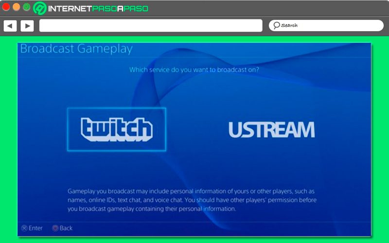 Transmite en Twitch desde un PS4