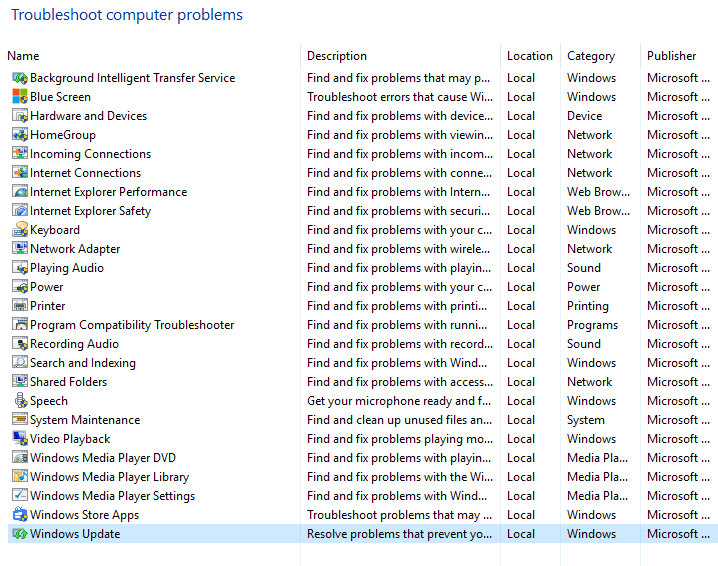 select-windows-update-from-troubleshoot-computer-problems-4-2450454