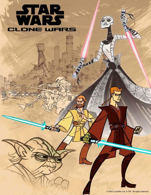 Póster Star Wars: Clone Wars