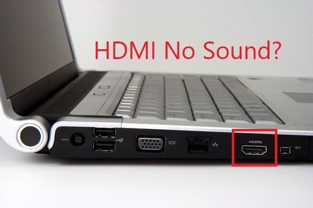 Reparar HDMI sin sonido en Windows 10