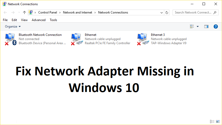 </noscript>¿Falta el adaptador de red en Windows 10?  ¡11 formas prácticas de solucionarlo!