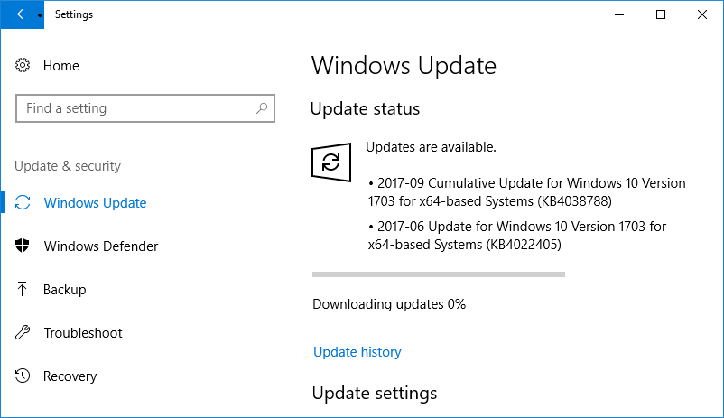 Reparar Windows 10 no descargará ni instalará actualizaciones