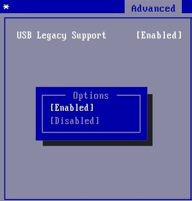 USB-Legacy-Unterstützung