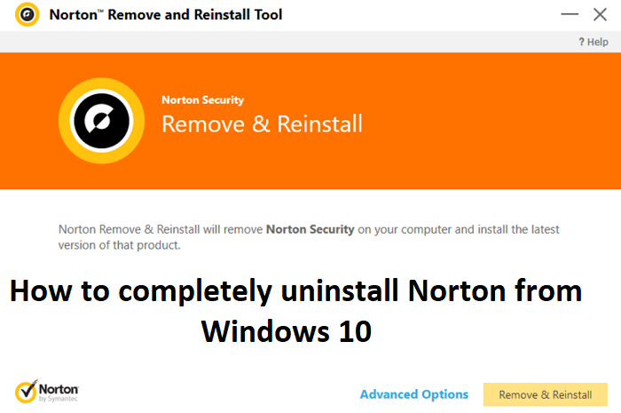</noscript>Comment désinstaller complètement Norton de Windows 10
