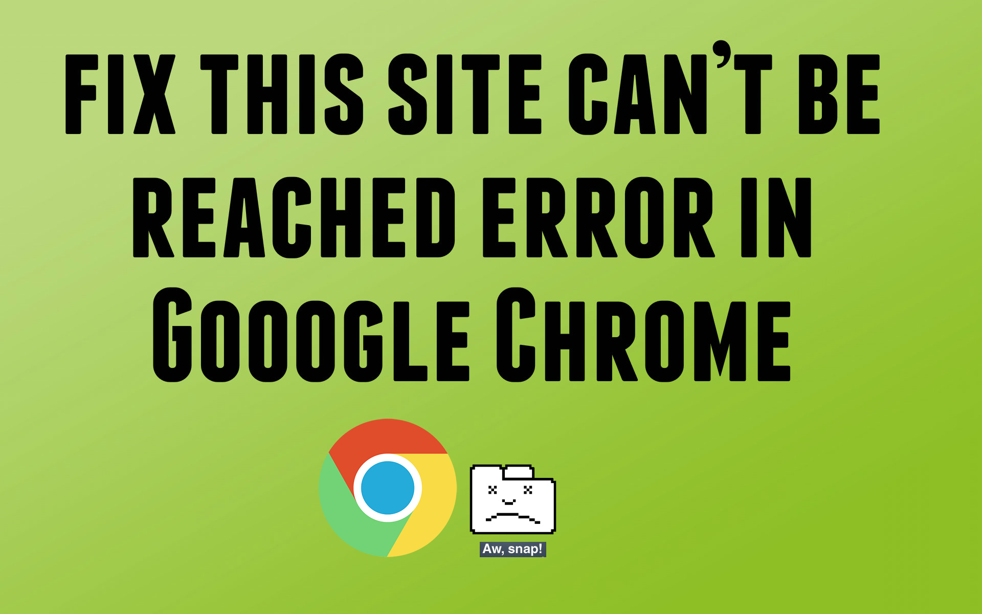 Solucionar el error No se puede acceder a este sitio en Google Chrome