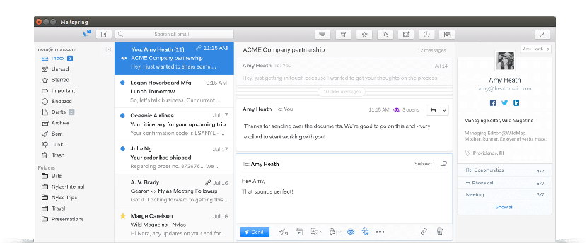 Mailspring, una alternativa gratuita a Mozilla Thunderbird