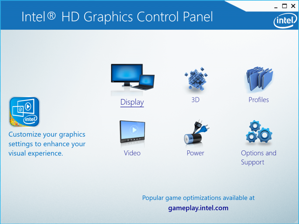 intel hd graphics control panel download windows 10