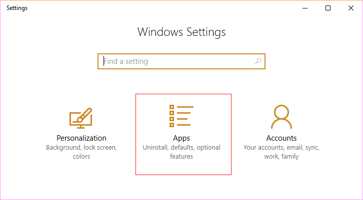 Öffnen Sie die Windows-Einstellungen und klicken Sie dann auf Apps-6752101