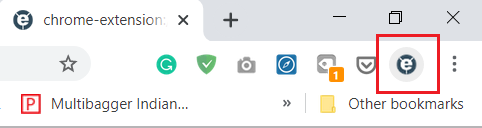 Abra la página web que antes no se estaba cargando, luego haga clic en el ícono de la pestaña IE en la barra de herramientas
