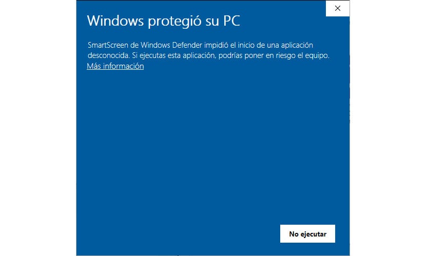 Cómo ejecutar una aplicación protegida por SmartScreen en Windows 10