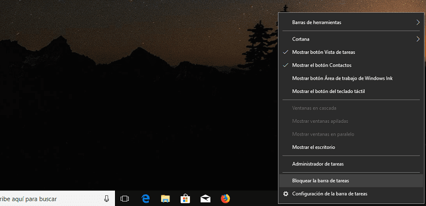 </noscript>Cómo bloquear la barra de tareas en Windows 10