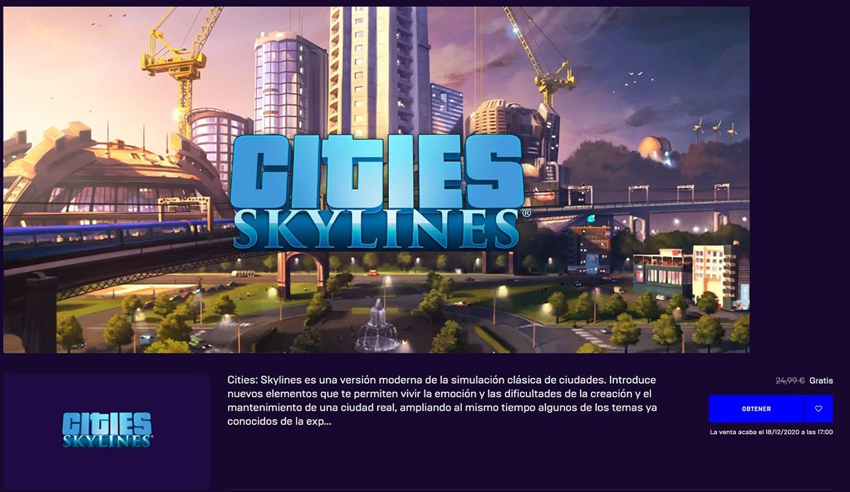 descargar ciudades Skylines gratis