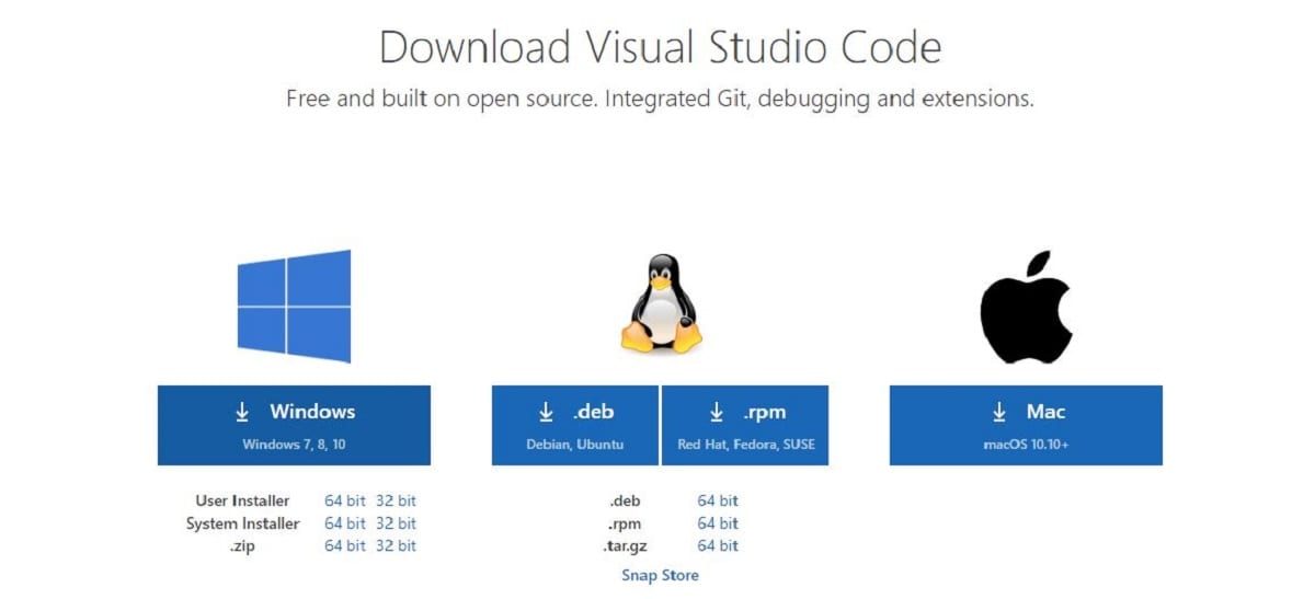Descarga Microsoft Visual Studio Code gratis