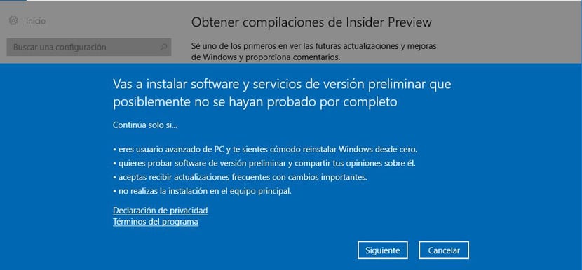 Cómo darse de baja del programa Windows Insider desde su PC