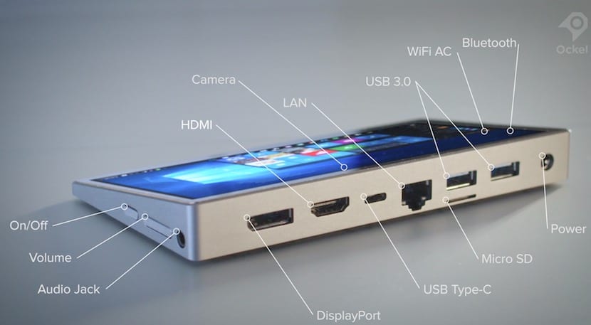 </noscript>Ockel Sirius A is a mini PC with built-in display and managed by Windows 10