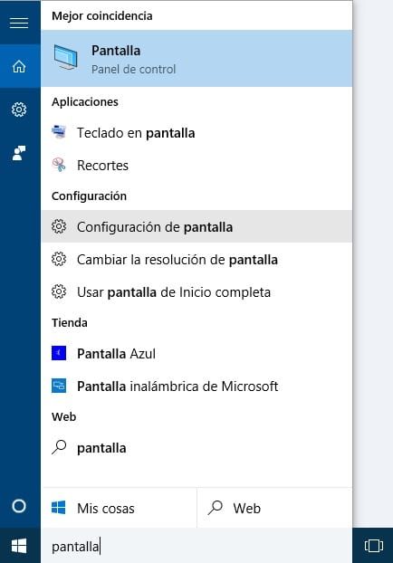 Pantalla 1 Cómo ampliar el tamaño de fuente en Windows 10
