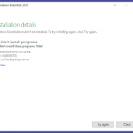 ✅ Reparar el error de instalación de Windows Live Essentials 0x80040705