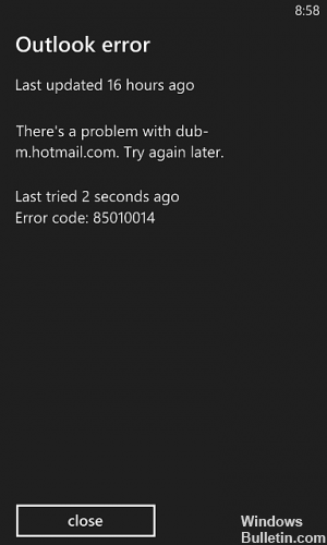 ✅ Cómo reparar el código de error de ActiveSync 85010014