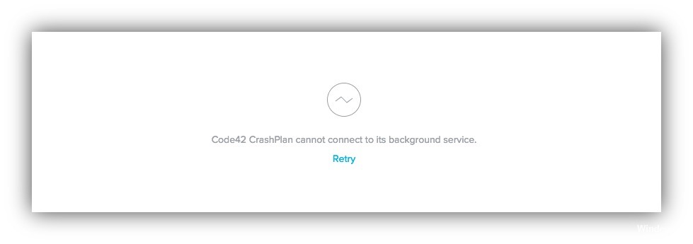 ✅ Arreglar Code42 CrashPlan ‘no se puede conectar al servicio en segundo plano’ Error