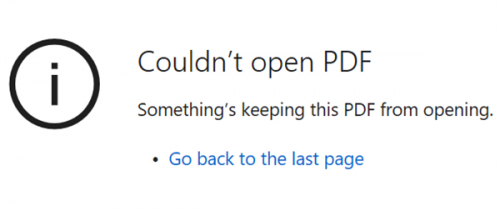 ✅ La reparación no pudo abrir el PDF en Edge: algo impide que se abra este PDF