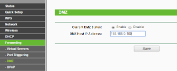 Statische IP-Adresse erstellen und als dmz-1647702 festlegen