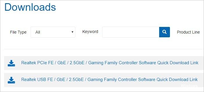 realtek pcie gbe family controller 2