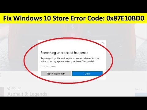 ✅ Cómo solucionarlo: Código de error 0x87E10BD0