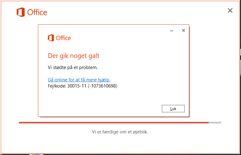 ✅ Corrija el código de error 30068-39 al instalar Microsoft Office