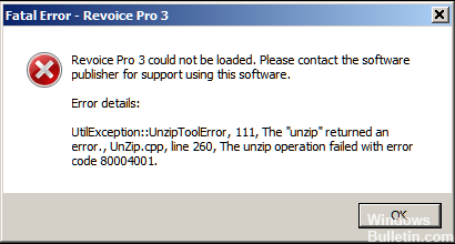 </noscript>✅ Correction du code d'erreur 80004001 dans Windows