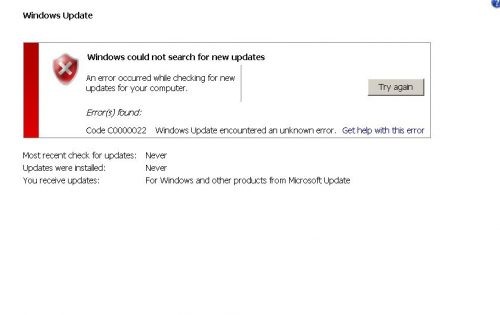 ✅ Cómo reparar el error fatal C0000022 en Windows Update (resuelto)