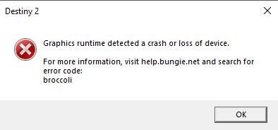✅ Reparar el brócoli del código de error de Destiny 2 en Windows 10