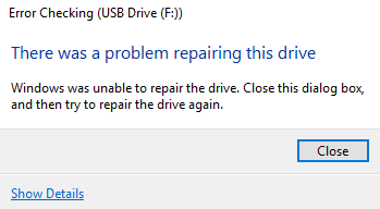 </noscript>✅ Windows repair failed to repair the drive
