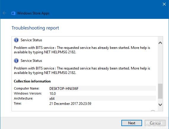 </noscript>✅ Réparation : Erreur Windows « NET HELPMSG 2182 »