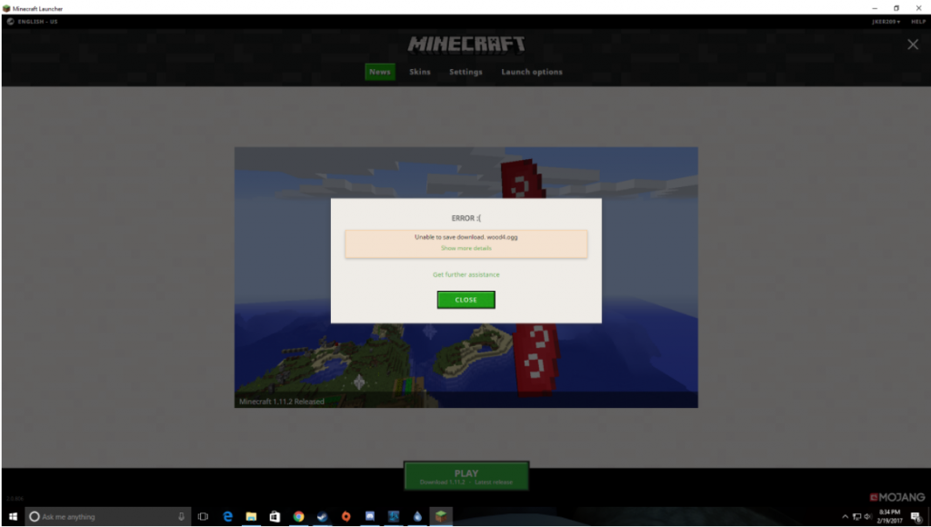 </noscript>✅ Cómo reparar el error de Minecraft que no se puede guardar la descarga