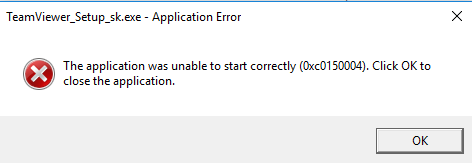 ✅ Cómo reparar el error de aplicación de Windows 0xc0150004