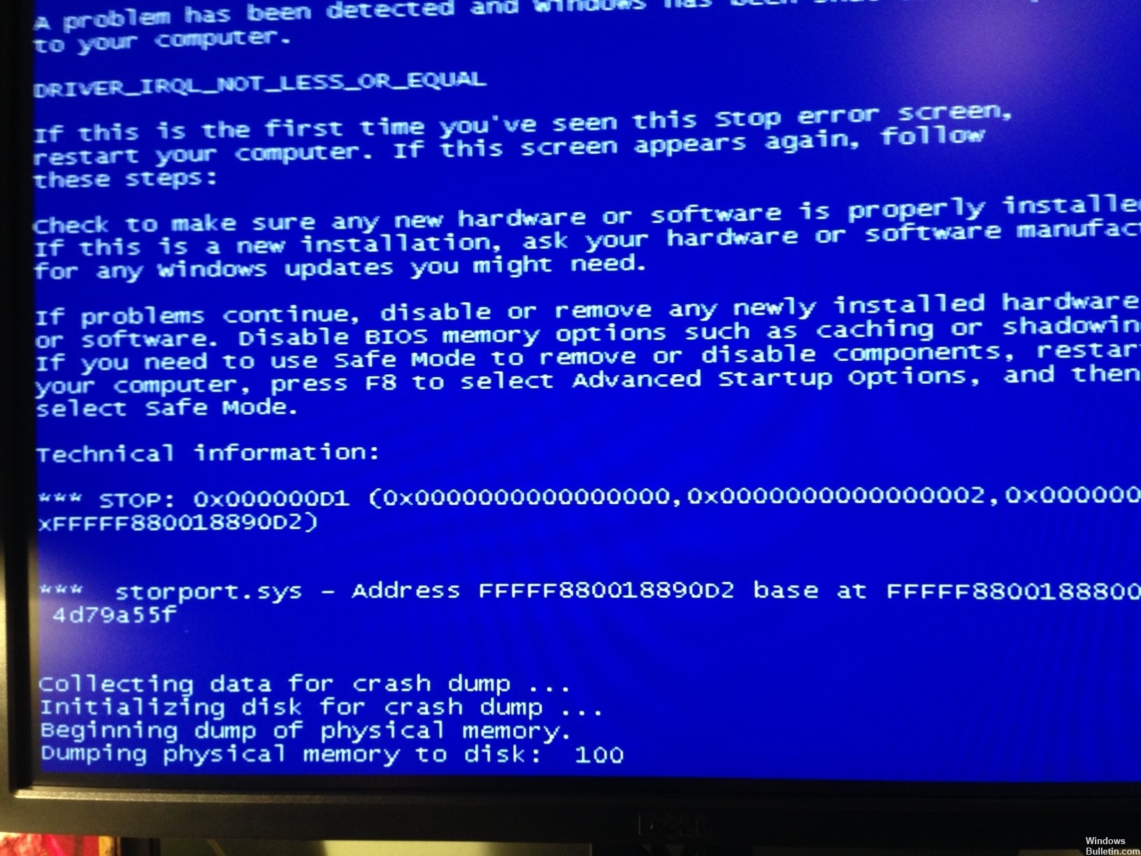 ✅ Cómo reparar errores de pantalla azul Storport.sys (resuelto)