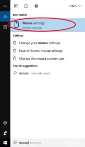 cursor has disappeared in windows 10 laptop