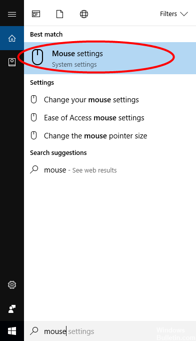 El puntero o cursor del mouse desaparece en Windows 10 o en un dispositivo de superficie