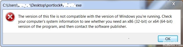 ✅ Arreglar Esta versión de este archivo no es compatible con la versión de Windows que está ejecutando