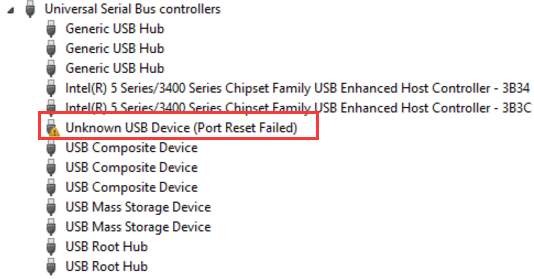 ✅ Arreglando el error de Windows No se pudo restablecer el puerto del dispositivo USB desconocido