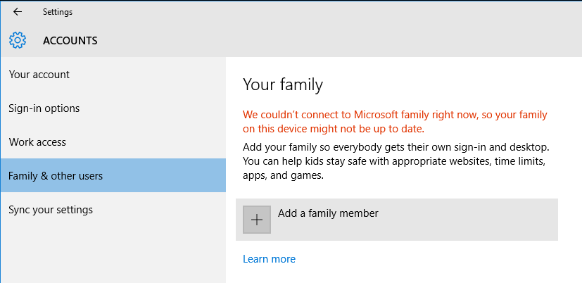 ✅ Cómo solucionar que no pudimos conectarnos a la familia Microsoft en este momento